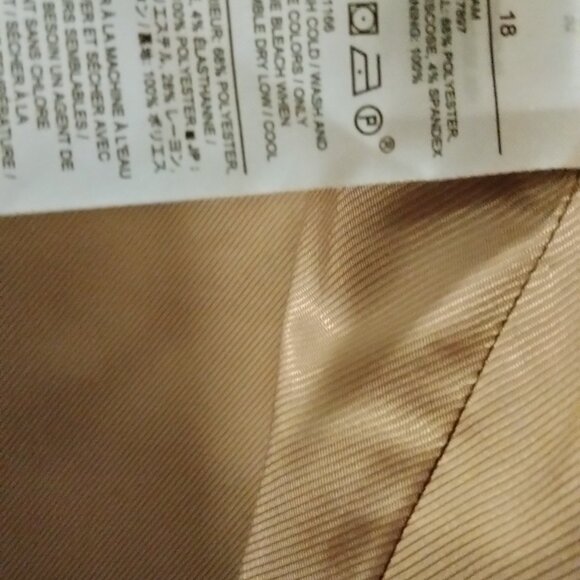 Banana Republic camel jacket, Size 18. Brand new, never worn. - Picture 4 of 5